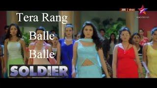 Tera Rang Balle Balle - Soldier (1998) Preity Zinta & Bobby Deol / Bollywood Superhit songs