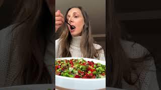 NO-COOK Edamame Salad. 15 minutes. High Protein. Keeps you full for hours! Easy. Budget-Friendly.
