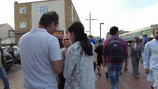 Walking in Green street. London.