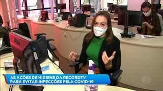 BALANÇO GERAL - DESINFECÇÃO RECORDTV BRASÍLIA