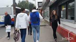 Morning walk in the streets of ilidza- sarajevo  جولة في شوارع إليجا وإفطار شكشوكه - سراييفو البوسنه