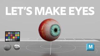 How to Make Production Ready 3D Eyes in Maya - Part 1: Modeling and UV Mapping