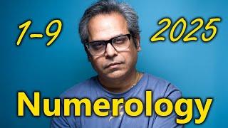 2025 predictions with Numerology for Number 1 to 9