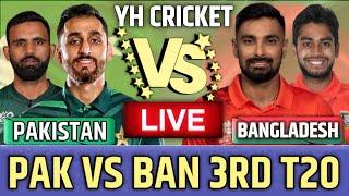 LIVE: Pakistan vs Bangladesh Live- 3rd T20 | PAK vs BAN Live Scores & Commentary