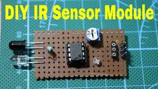 Make an IR sensor module for Arduino | Proximity sensor by yourself