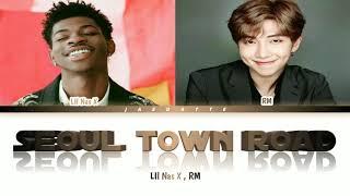( SUB INDO )Lil Nas X, RM of BTS - Seoul Town Road (Old Town Road Remix)[Color Coded Lyrics/Eng/Ind]