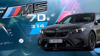 BMW M5 G90: Sound- und Tacho-Video von 0 auf 100 und bis 314 km/h