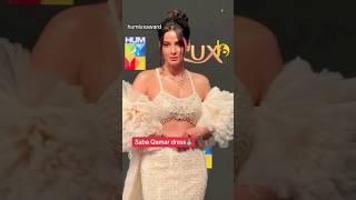 saba qamar in lux style awards 2023.