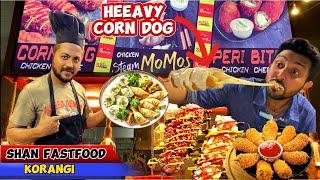 Hussainabad Kay Bad Ab Korangi Mein Corn Dog | peri peri bite ki Dhoom