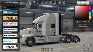 ATS 1.37 - Skin Polar Industries for SCS Mack Anthem (Ice Road Truckers Serie) Metalic Paintable