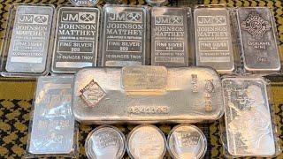 Johnson Matthey silver bars & some channel shoutouts.