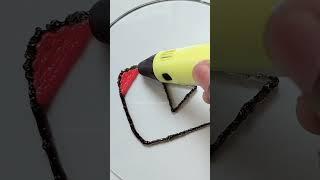 Making Youtube logo With 3D Pen ▶️ #shorts