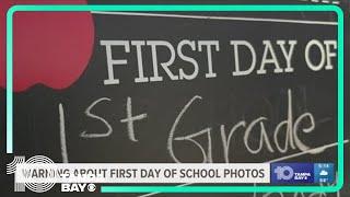 Think twice before sharing those first-day-of-school photos on social media