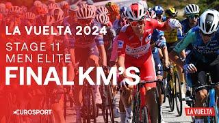 SUPERB RIDE!  | La Vuelta a España Stage 11 Final Kilometres | Eurosport Cycling