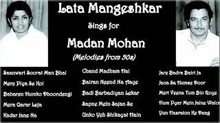 Lata Mangeshkar || Madan Mohan || Early Melodies || Songs from 50s