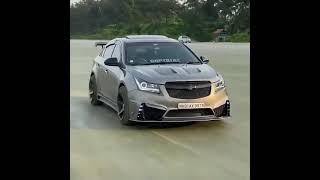 Chevrolet Cruze fully modified on beach /#cruze /#shorts / please like and subscribe#crazycarz