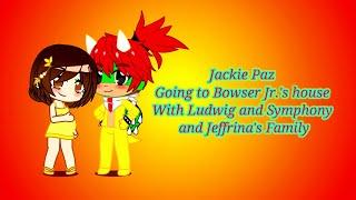 Jackie Paz | Going to Bowser Jr.'s house With Ludwig and Symphony and Jeffrina's Family 