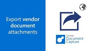 Export vendor document attachments