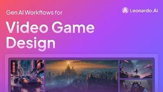 Gen AI Workflows for Video Games