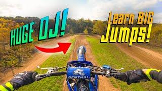 Learning A New Track With HUGE Jumps - Geigerland MX