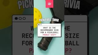 What’s the Ideal Grip Size for a Pickleball Paddle?  #pickleball