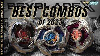 TOP 10 Beyblade X Combos of 2023! BEST Win Rate, Points per Win, Power Rating! Statistix & Analytix!