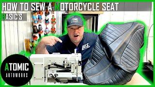 How to Sew a motorcycle seat. Basic's