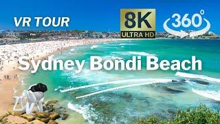 【360°VR】Sydney Bondi Beach - Virtual Nature Relaxation 8K Video