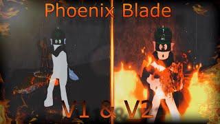 Phoenix Blade v1 and v2 Showcase and Review | King Legacy