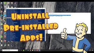 How to Uninstall Pre Installed Apps in Windows 10 Using PowerShell