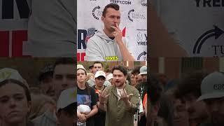 heated debate but he cooked  #charliekirk #debate #heat #heateddiscussion #usa #cooked #crazy