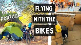 #13 FLYING WITH THE BIKES & the last days in Portugal// Bike Touring Europe