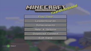 Minecraft on console in the old TV format