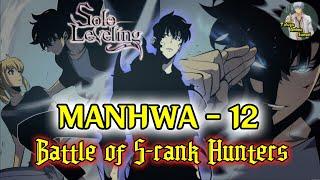 SOLO LEVELING Manhwa EPISODE 12 chapters - 88 - 94 | JIN WOO vs DEMON KING |Telugu Anime Sensei