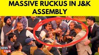 Jammu Kashmir Today News |  Ruckus In J&K Assembly  | Jammu Kashmir Assembly Fight |  N18V