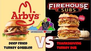 Arby’s & Firehouse Subs Thanksgiving Items | Limited Time Holiday Turkey Sandwiches