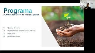Webinar: Nutrición Eficiente de Cultivos