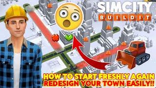 Redesign Your Layout In SimCity BuildIt!  | How To Store Buildings In SimCity BuildIt!