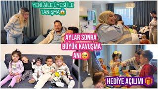 AYLAR SONRA BÜYÜK KAVUŞMA , ÇOCUKLARIN TEPKİSİ, HEDİYE AÇILIMI, BİZİMLE İKİ GÜN VLOG