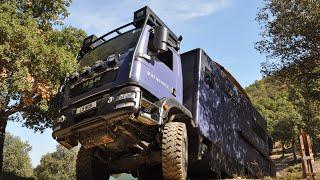 Self Built Overland Off Road Truck Full Walkaround - Driving from the UK to Australia