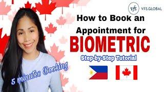 How to Book an Appointment for Biometric VFS global! CANADA Step-by-Step Tutorial 2022#canada