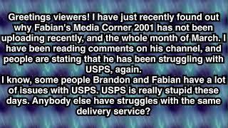 I Just Found Out Why Fabian's Media Corner 2001 Has Not Uploaded For Too Long