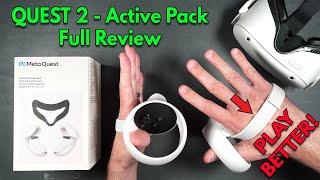 Quest 2 Active Pack W Knuckle Straps  -  Must Have Accessory!