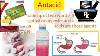 Antacid || What is Antacid || In Hindi || Examples of Antacid || @sgpharmadictionary1m425