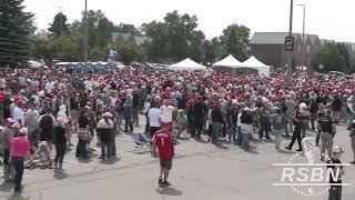 WATCH: Huge crowd lines up for President Trump in Bozeman, MT - 8/9/24