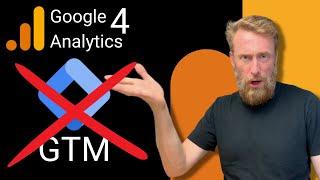 Google Analytics 4 (GA4) setup WITHOUT Google Tag Manager (easy beginner tutorial)