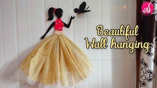 DIY Unique Wall Hanging || Fairy Doll Room Decor | Doll Wall Hanging Craft | Cardboard  Wall Hanging