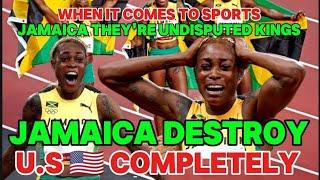 MUST SEE JAMAICA DESTROY U.S  AND BREAK ANOTHER WORLD RECORD..THEY ARE THE UNDISPUTED KINGS