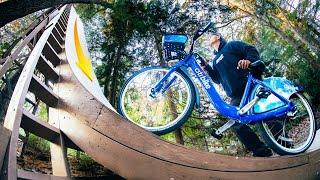 Jumping Nitro Circus Ramp With A CitiBike!