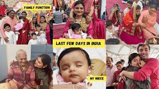 Emotional Vlog- *Last Few Days in India*~ Meet my Niece, Packing for Chicago (USA), Saying GoodBye